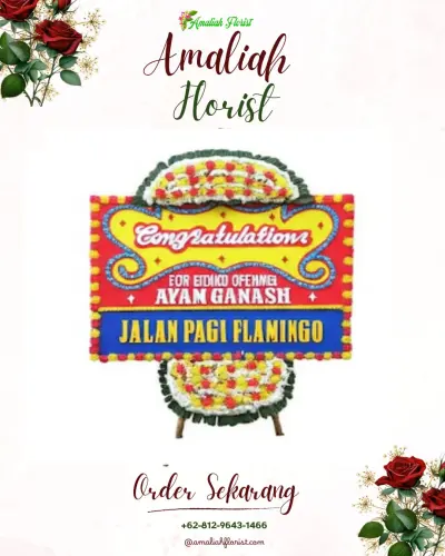 Bunga Papan Congratulation di Makroman